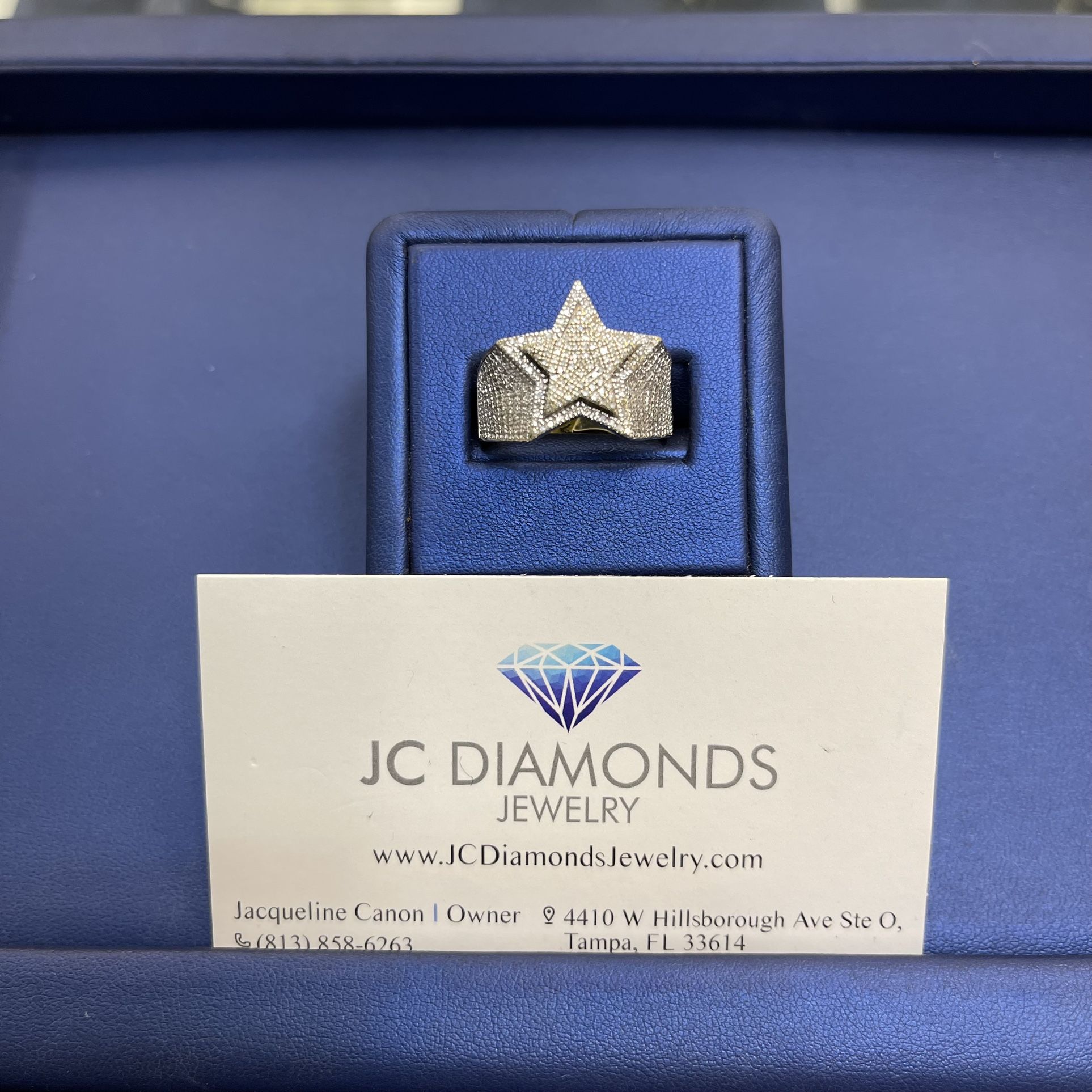 Ring Men 10k Diamonds π