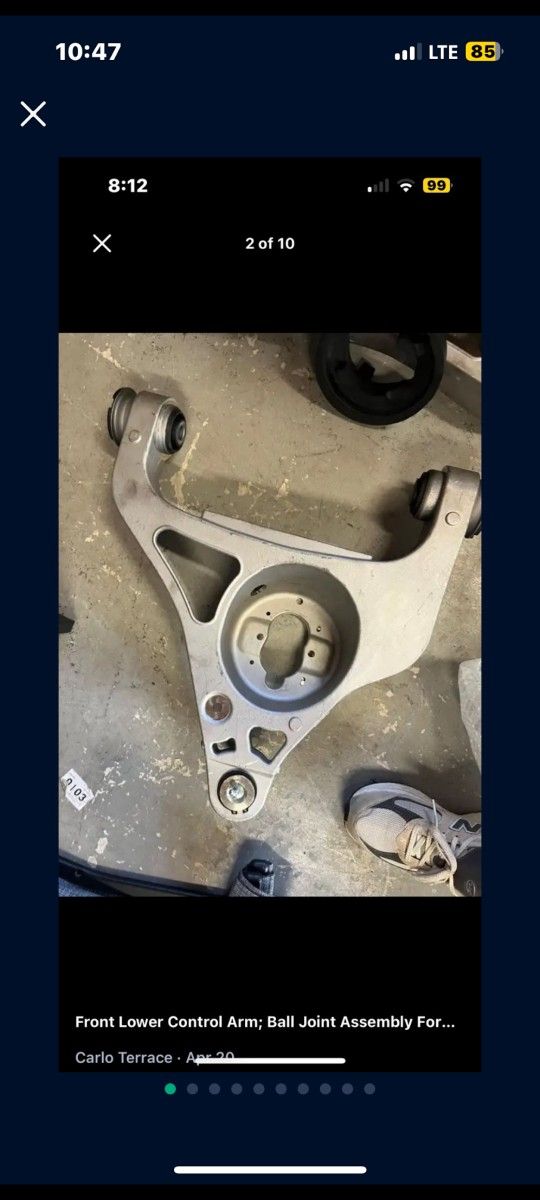 Front Lower Control Arms w/Ball Joints (Pair)