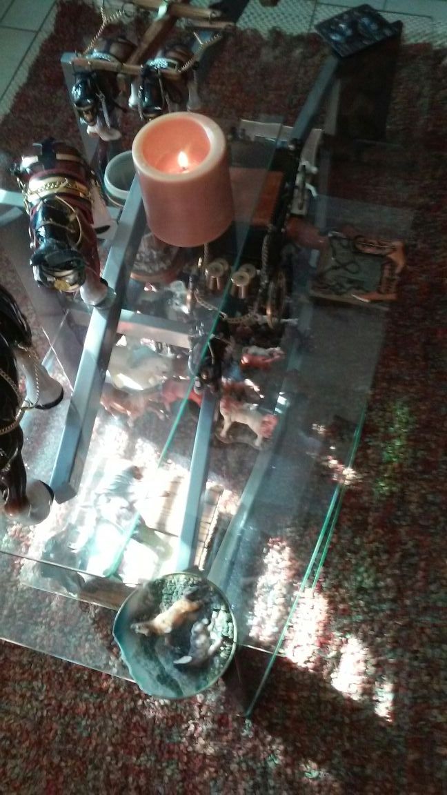 Stand tv glass
