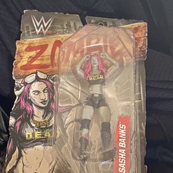 WWE Wrestling Figure Sasha Banks Zombie 