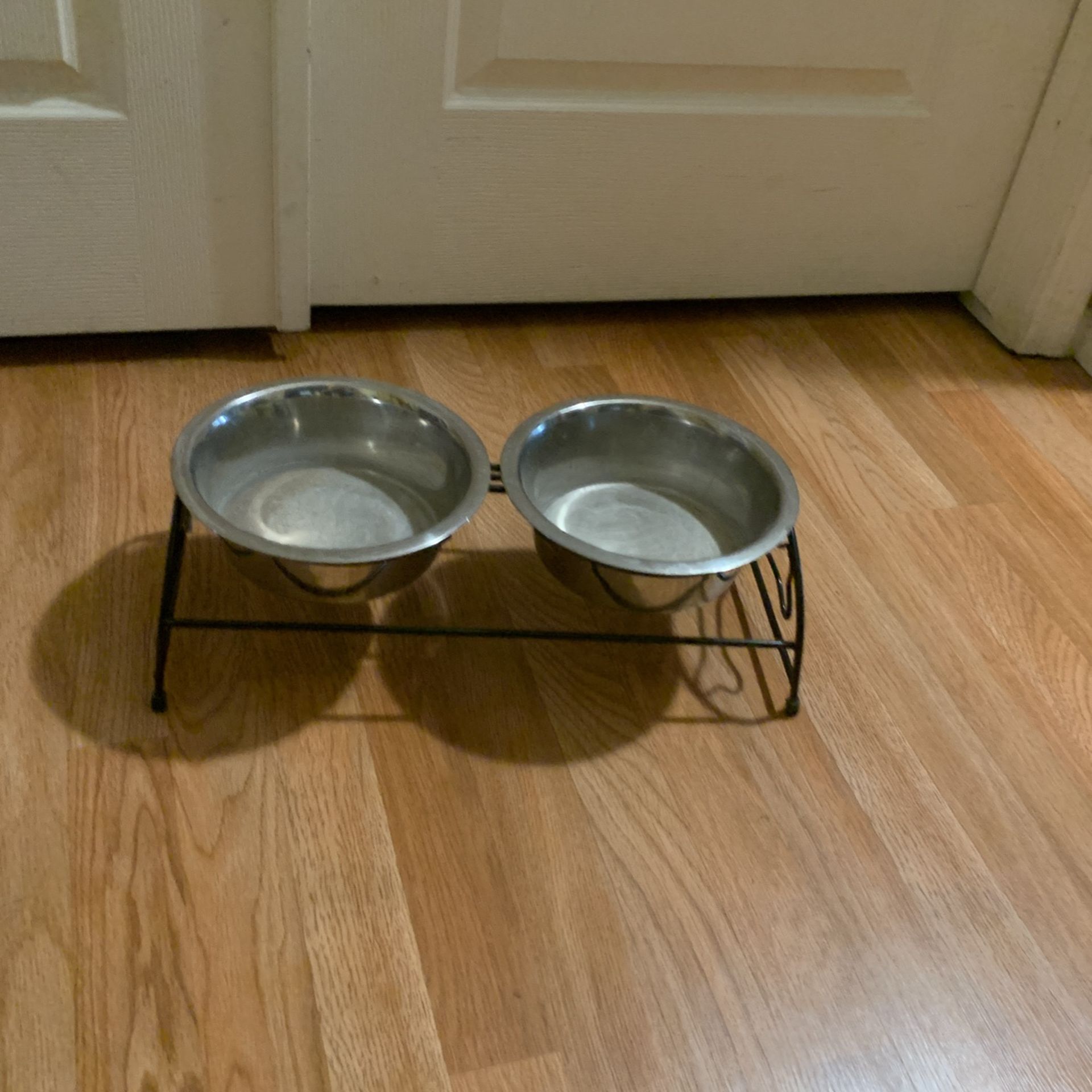 Dog Food And Water Dish Set