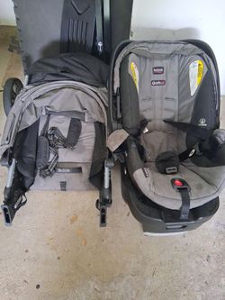 Britax full car seat and stroller
