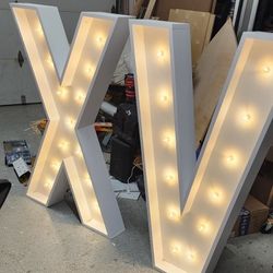 Marquee Letters With Lights 
