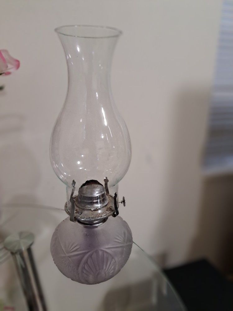 Vintage Austrian Made Oil Lamp