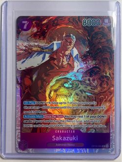 Sakazuki - The Time of Battle (OP16) Super Rare