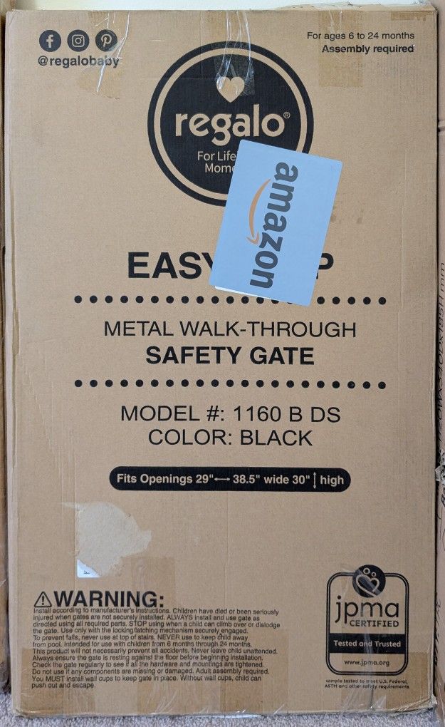 New Walk-Through Safety Gate