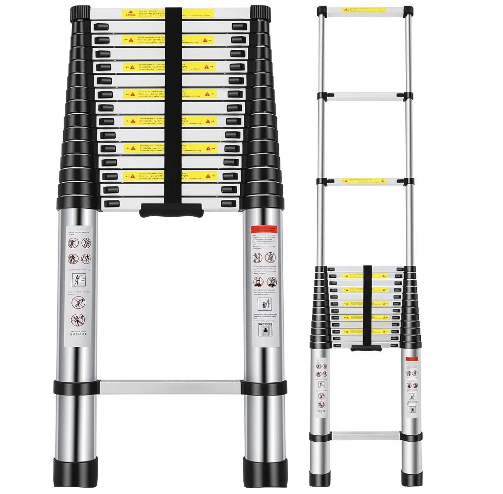like new 20ft telescoping ladder