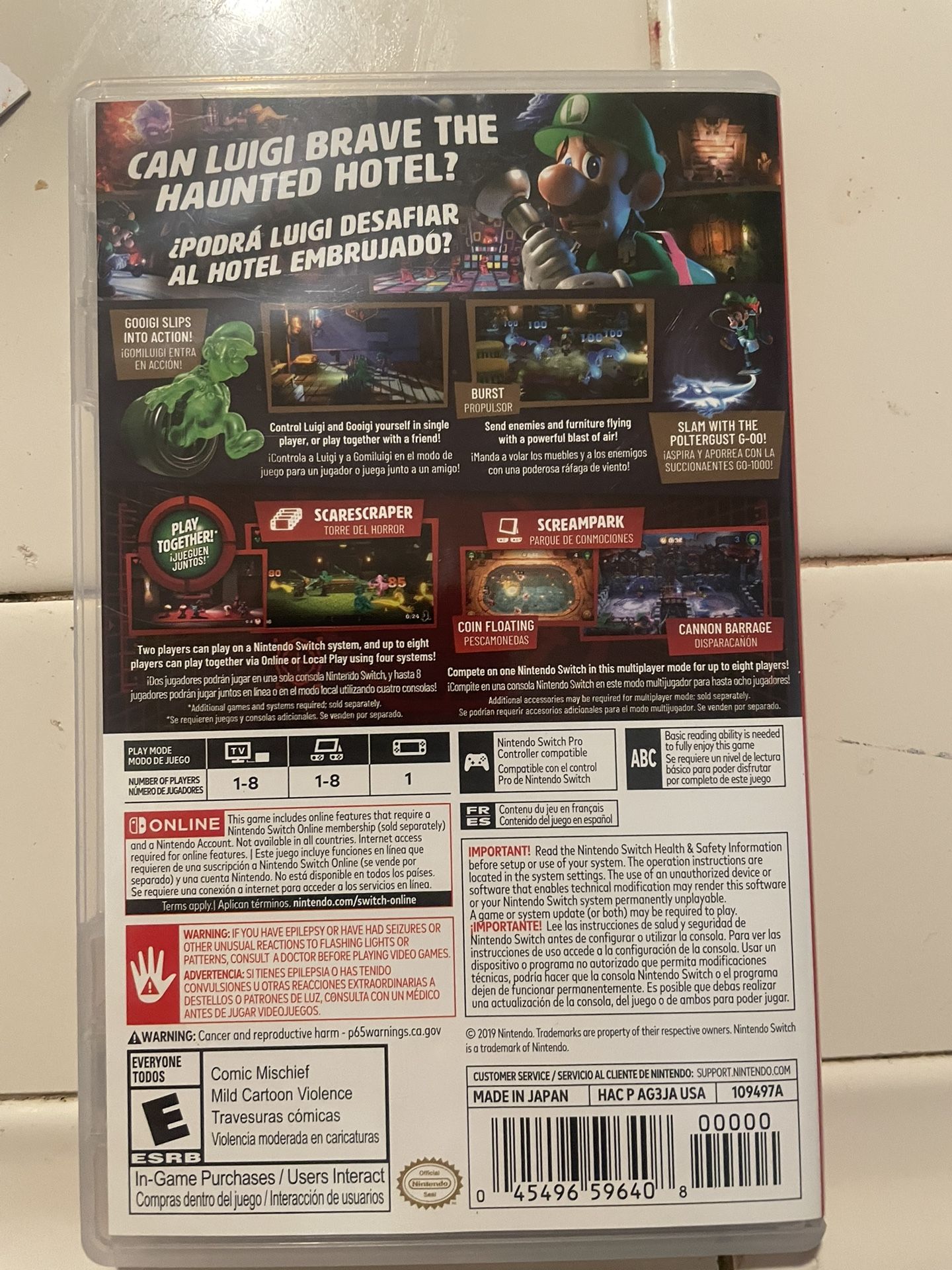 Luigi's Mansion 3 - Nintendo Switch