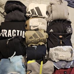 Larhe - XL Hoodies Adidas Dickies Nike Sweaters Pullovers Zipups Jackets Dressing Shirts