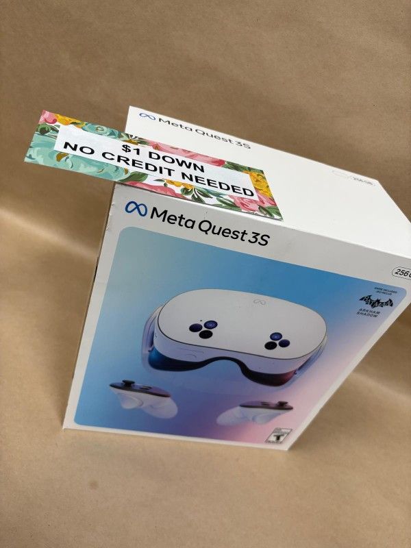 Meta Quest 3s Game Console New - Pay $1 today and pay the rest later -