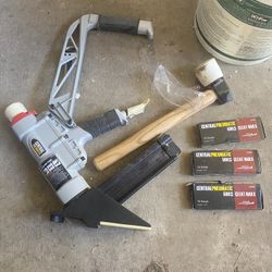 Pneumatic Wood Floor Nailer With Nails