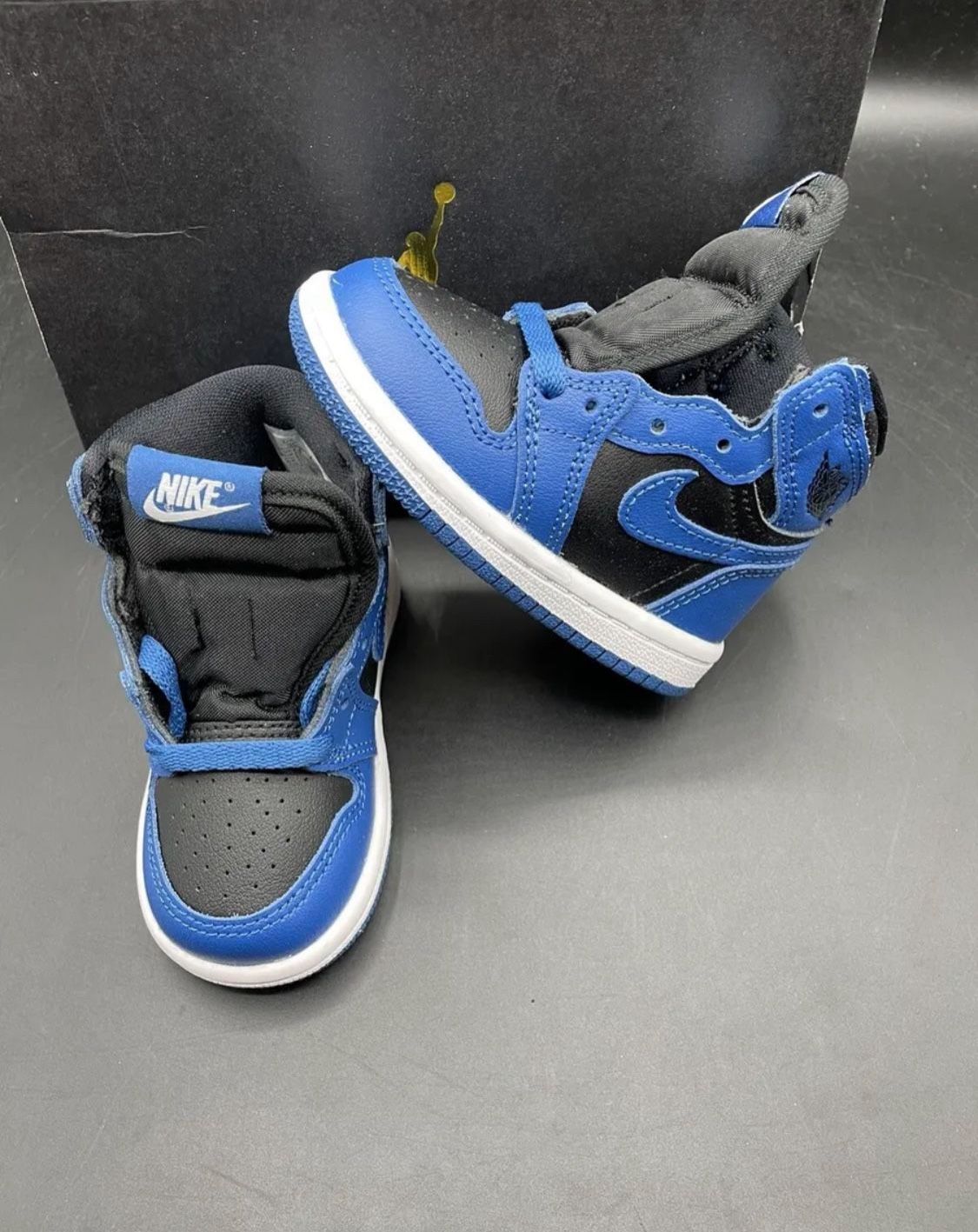 New TODDLER BABY Size 4c Air Jordan Retro High OG TD Dark Marina