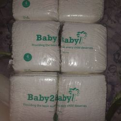 BABY2BABY SIZE 4 150 DIAMPERS FOR $25 