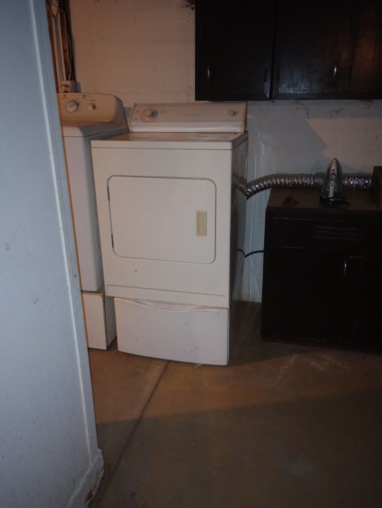 Dryer With Storage Attached