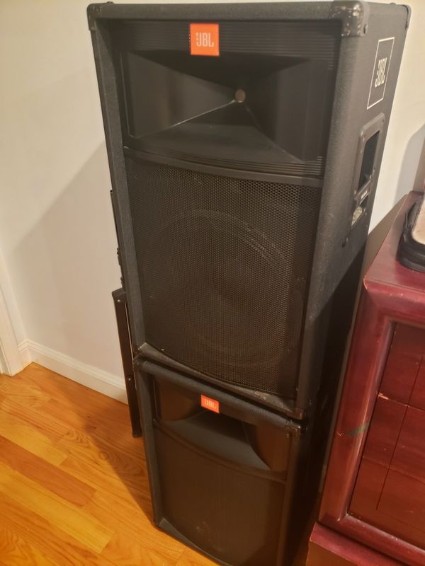 JBL TR125 speakers with speaker stands for Sale in Boston, MA OfferUp