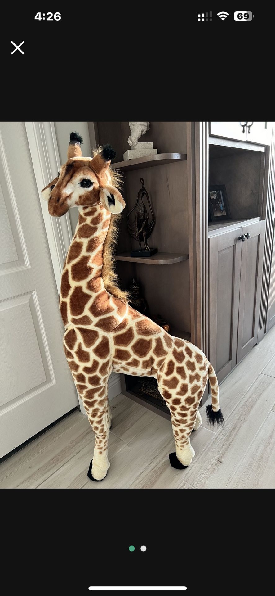 Giant Giraffe - FAO Schwarz- Sells at Store for $350+ 