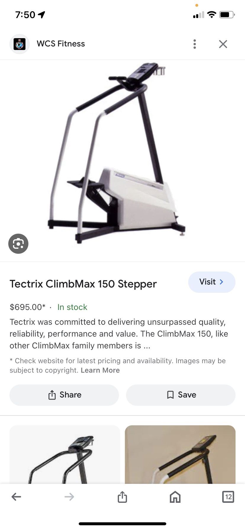 Stepping Exercise Bike