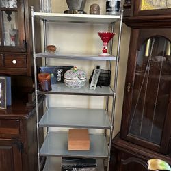 glass book shelves