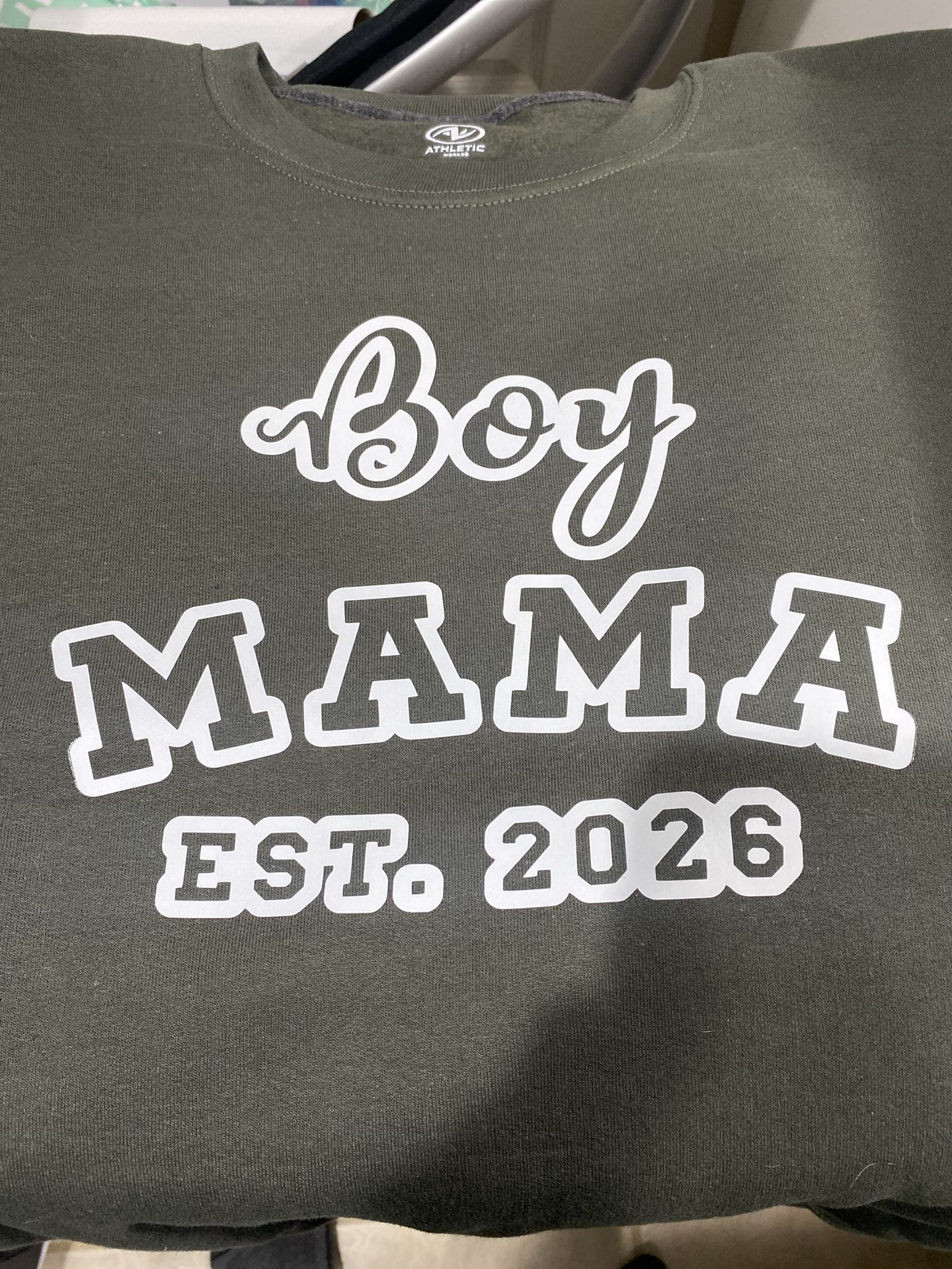 Boy Mama Pullover Sweatshirt