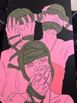 Hand painted painting
