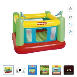 Bouncer With Built In Pump, New But Has Small Leak Can Be Fixed, 