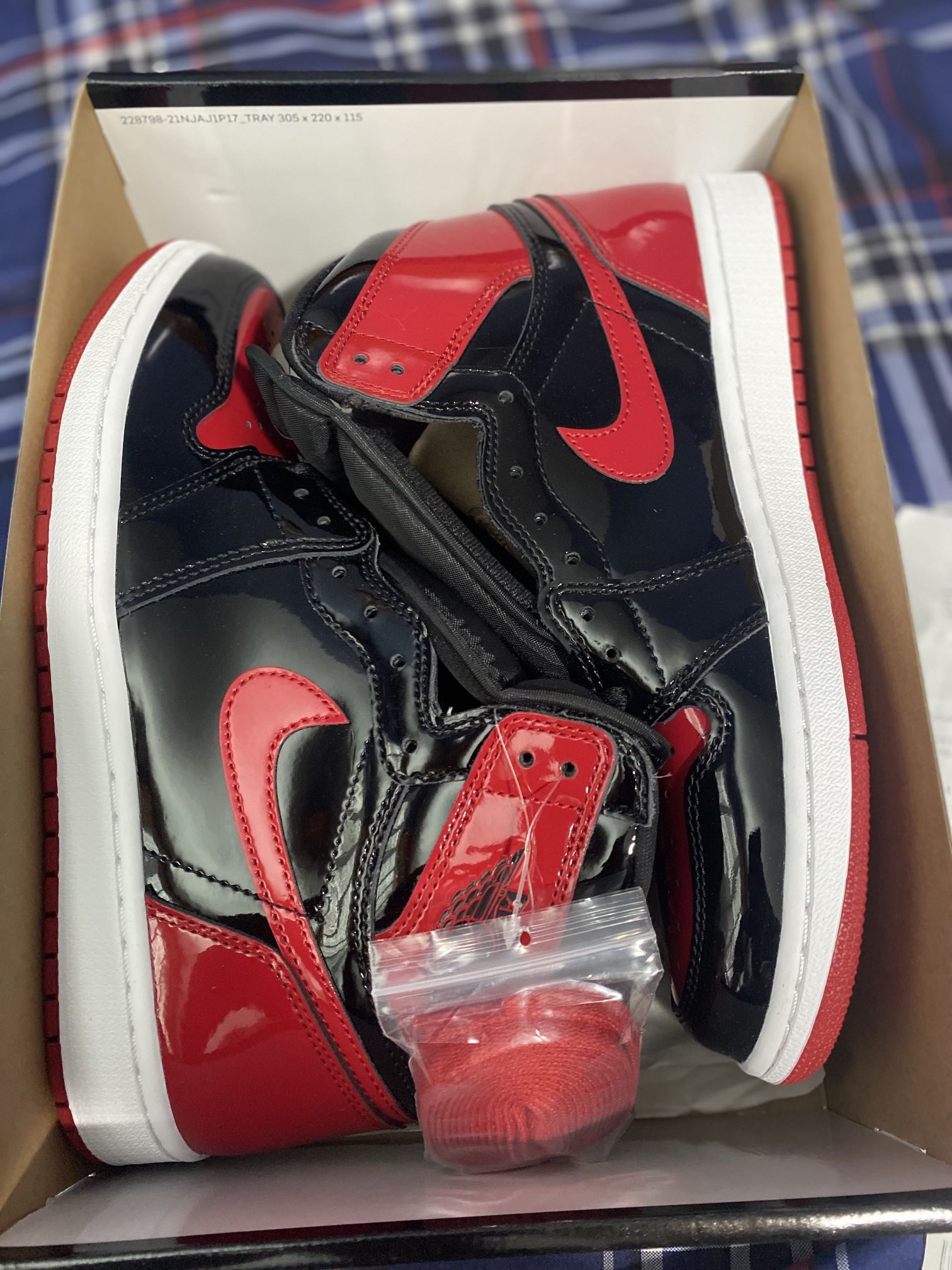 Jordan 1 ‘Patent Bred’ Size 9.5