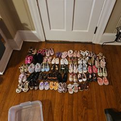 Assorted Girls Shoes From Infant To size 9 Youth 