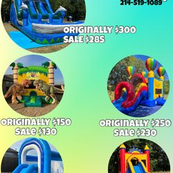 Resbaladero De Agua O Seco Azul