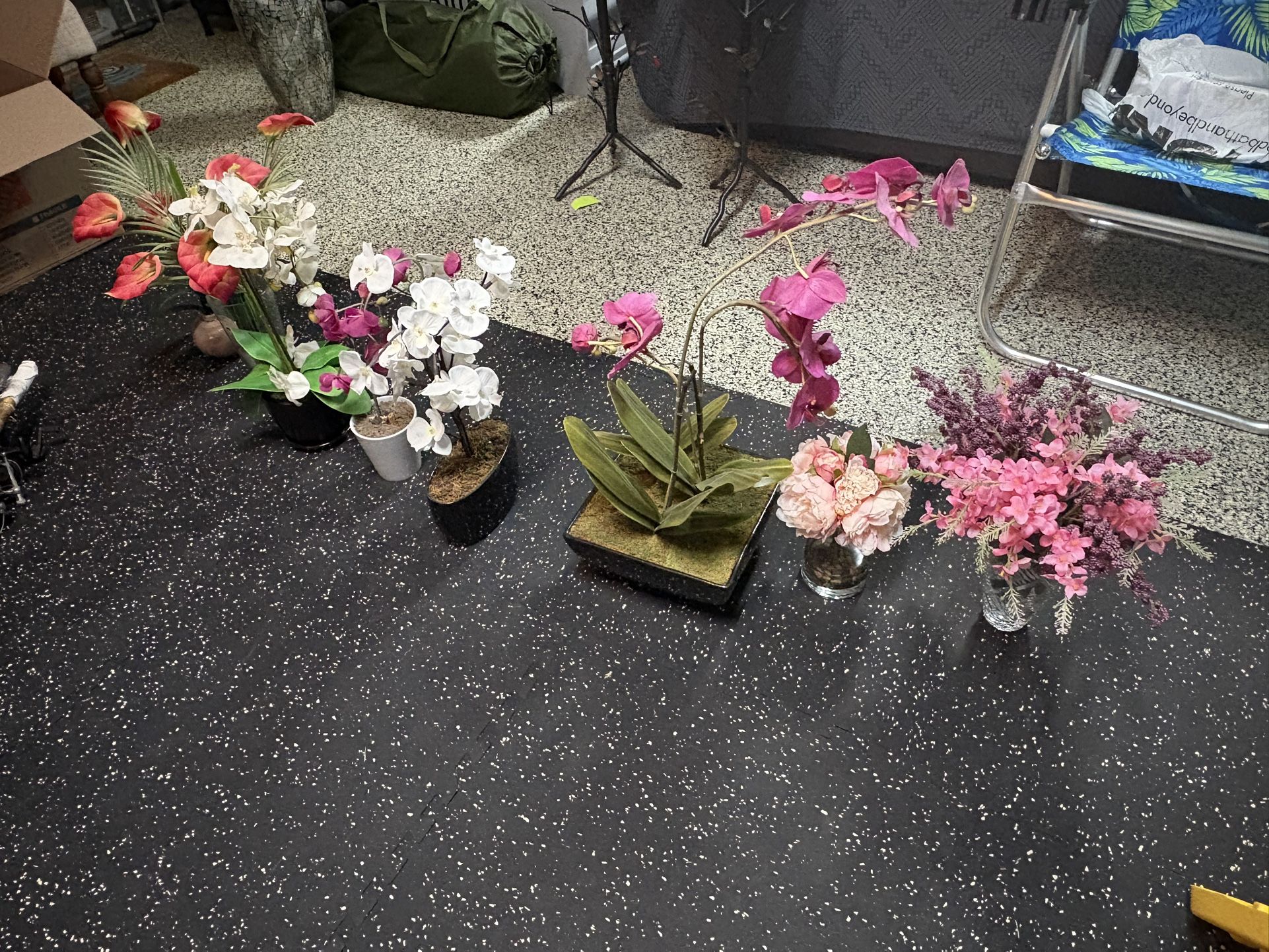 Artificial Flower Arrangement Set