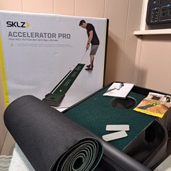 SKLZ Accelerator Pro Golf Return Put Mat
