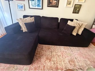 Black Wayfair sofá