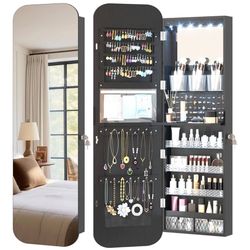 Wall Or Door Mount Jewelry / Make Up Cabinet