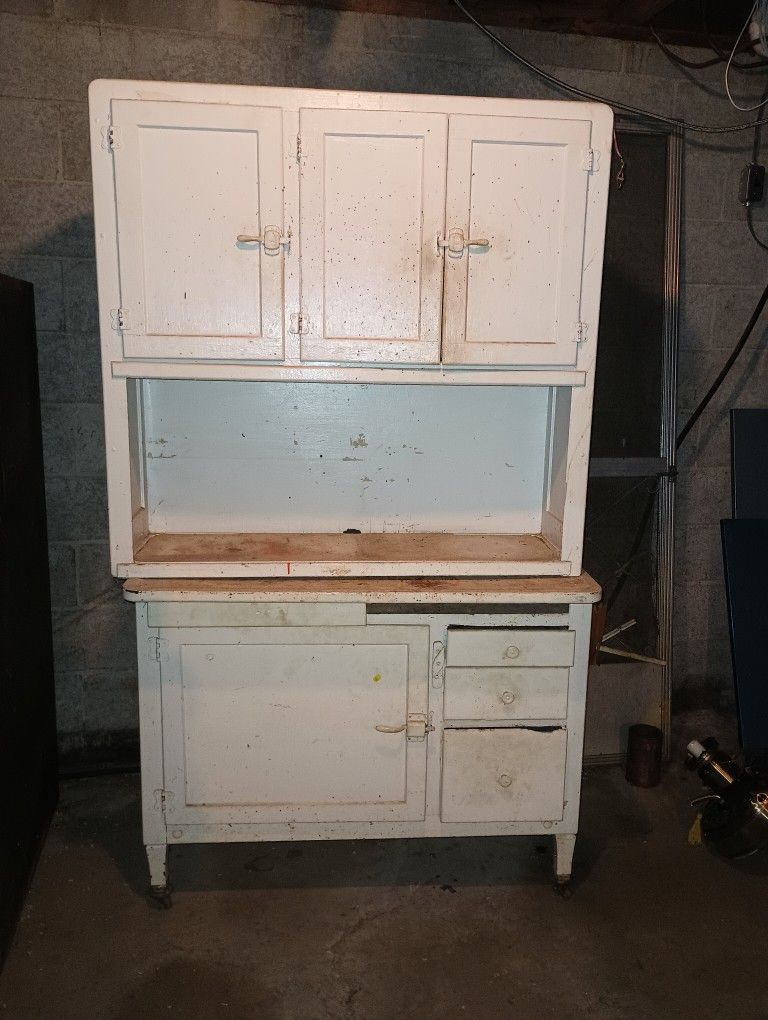 Old Hoosier Cabinet Probably From The 50s