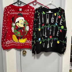 Christmas Light Up Shirts battery may need to be Replaced $15 EACH 