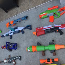 Nerf Guns, Water Guns & Swords
