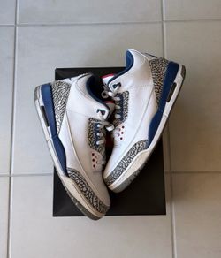 Jordan 3 true blue size 14