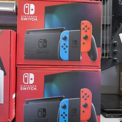 New Nintendo Switch Red And Blue New Sealed 