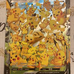 Pikachu V-union Jumbo Card