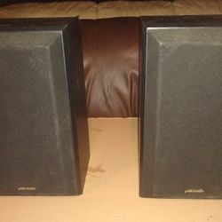 Vintage Polk Audio Monitors Speakers 