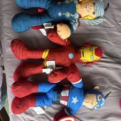 Set of Super Hero Plush