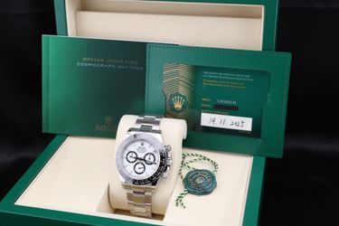 Rolex Daytona Panda White Dial 126500LN UNWORN 2025 Full Set