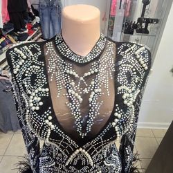 Brand New Luxury Rhinestone Gown – Size Small – $130 OBO