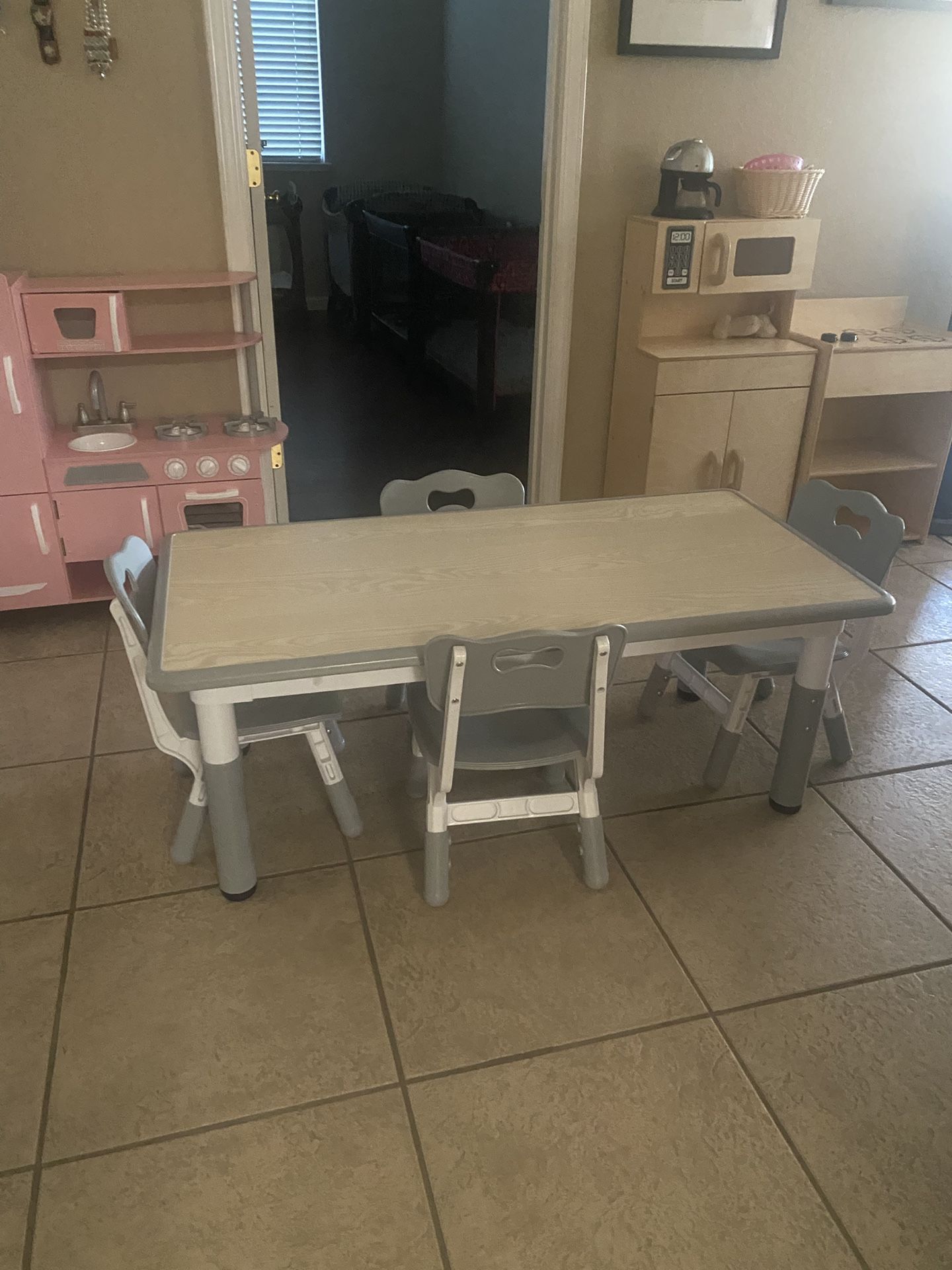 Brand New Kids Table And 4 Chairs