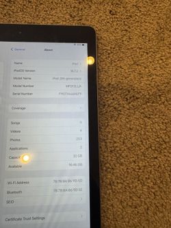 iPad 5th generation