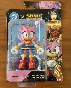 Sonic x DC Amy Wonder Woman Action Figure