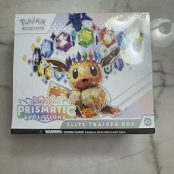 Pokemon Prismatic Evolution Elite Trainer Box