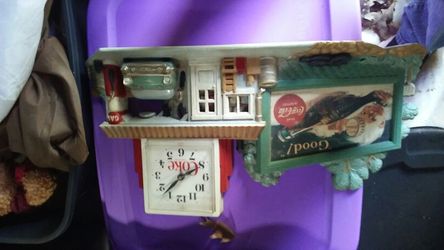 Coca cola clock