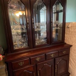 Dining Room Table And Hutch