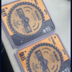 8 1/4 Saw Blade  New  2 Pc