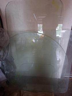 Glass table tops